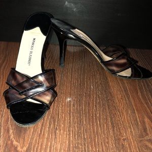 Manolo Blahnik Criss Cross Sandals!